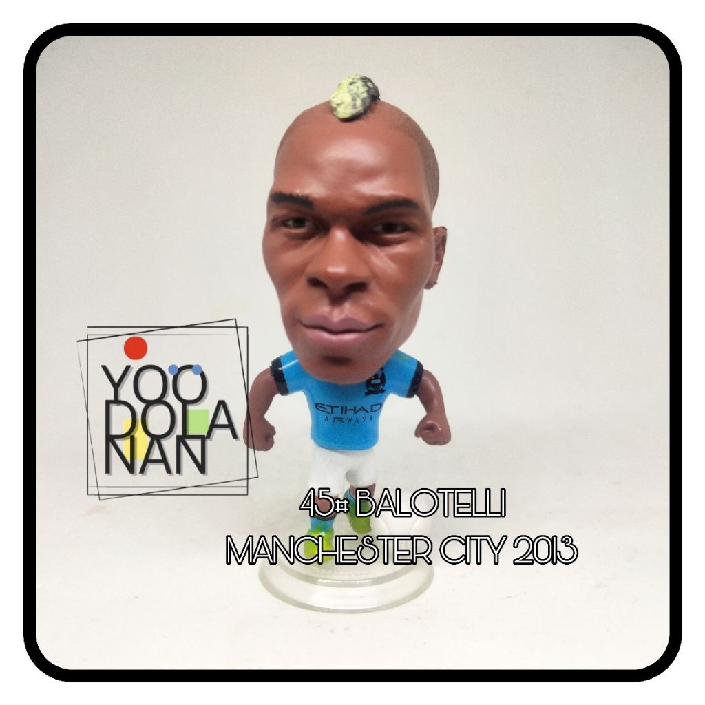 45# BALOTELLI - MANCHESTER CITY 2013 KODOTO SOCCERWE FIGURE PEMAIN BOLA