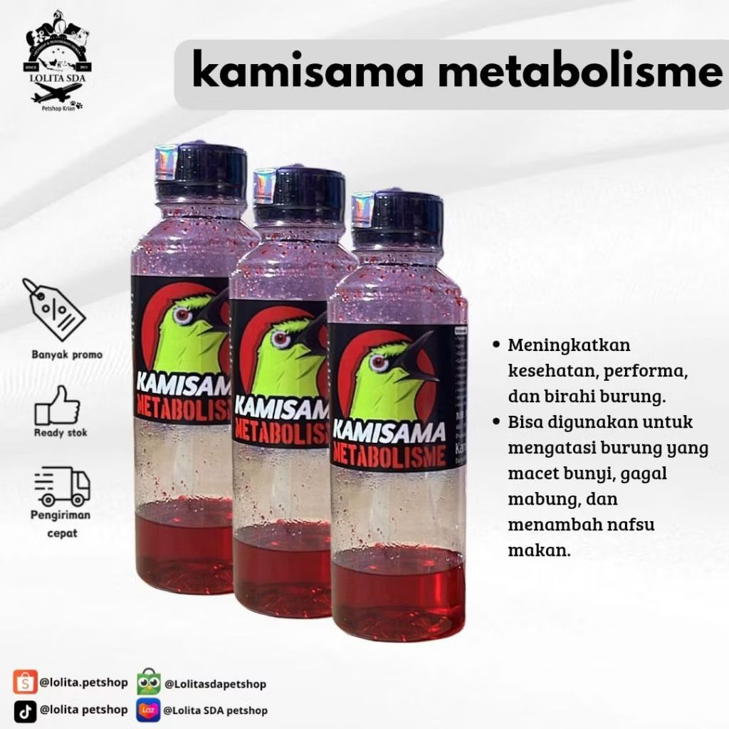 nextar kamisama metabolisme dan double power ready untuk burung gacor