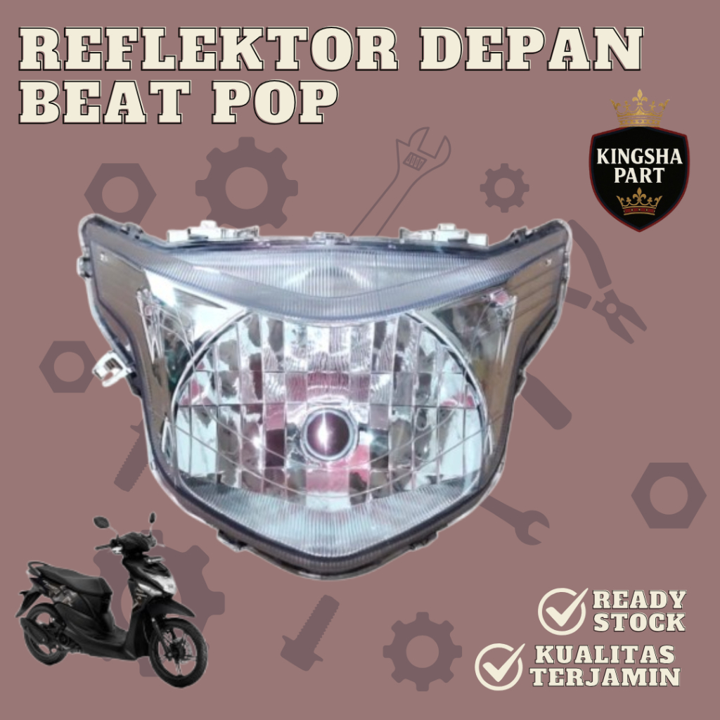 Reflektor lampu depan honda beat pop reflektor lampu beat pop reflektor headlamp beat pop