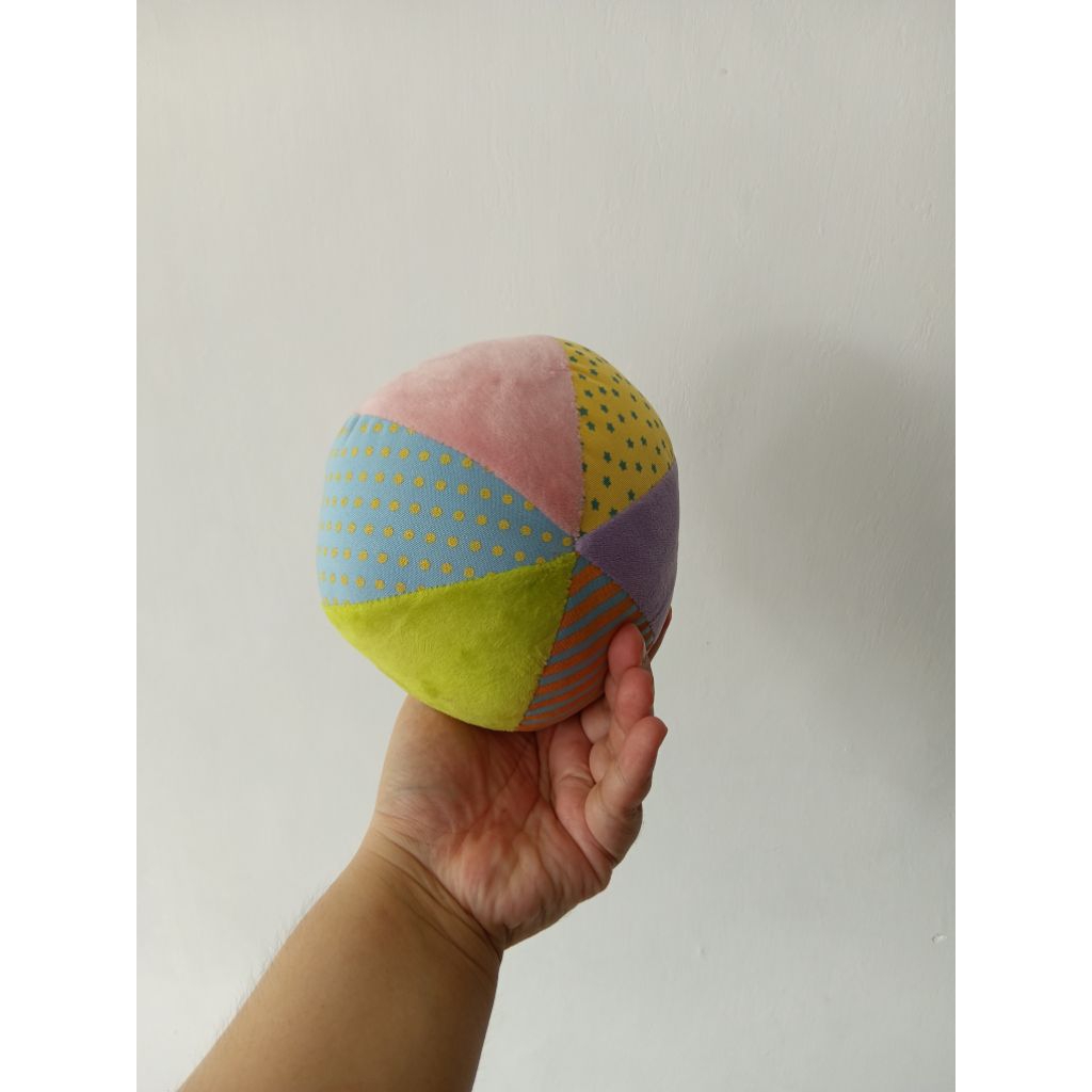 bola edukasi mainan preloved softbook preloved bola mainan bola kain edukasi bayi