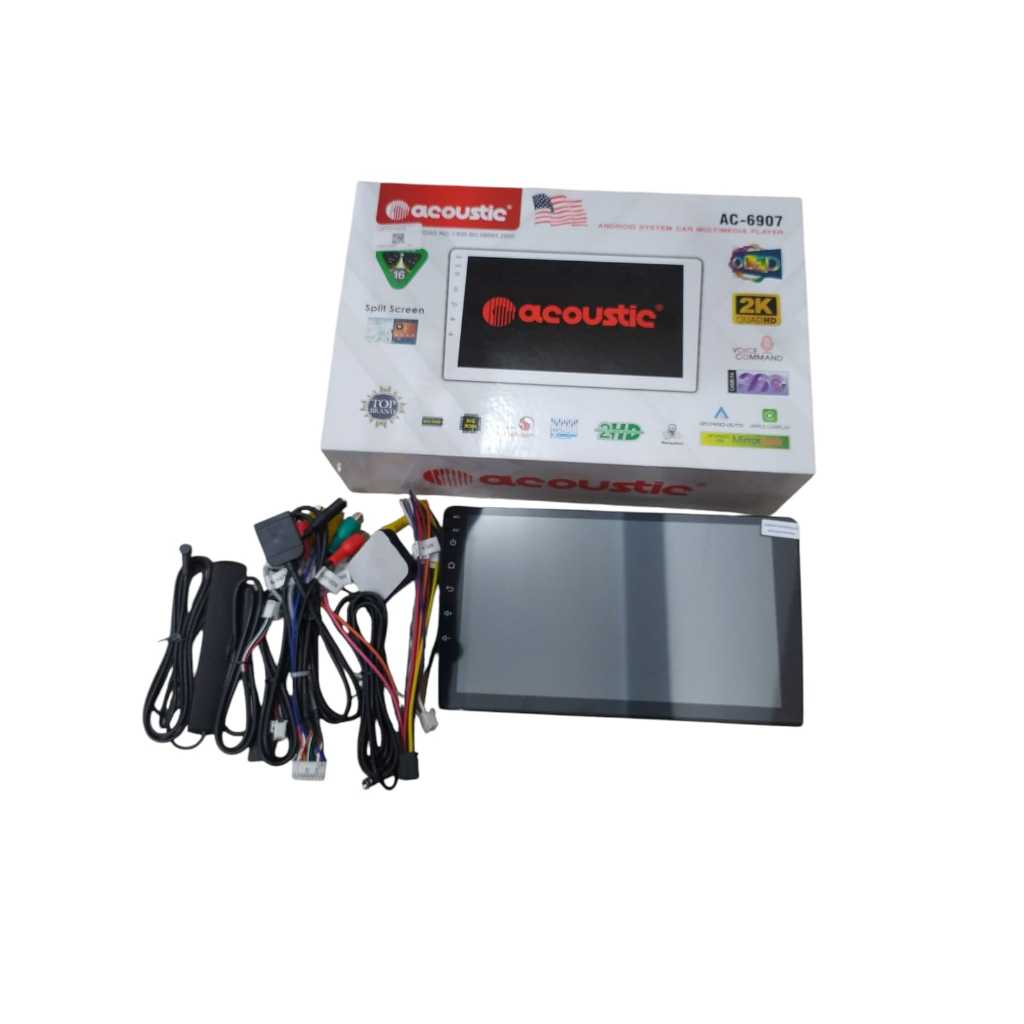 (Pku_Imp) HEAD UNIT 9 INCHI 10 INCHI ACOUSTIC VIN AC 6907 RAM 8/128GB