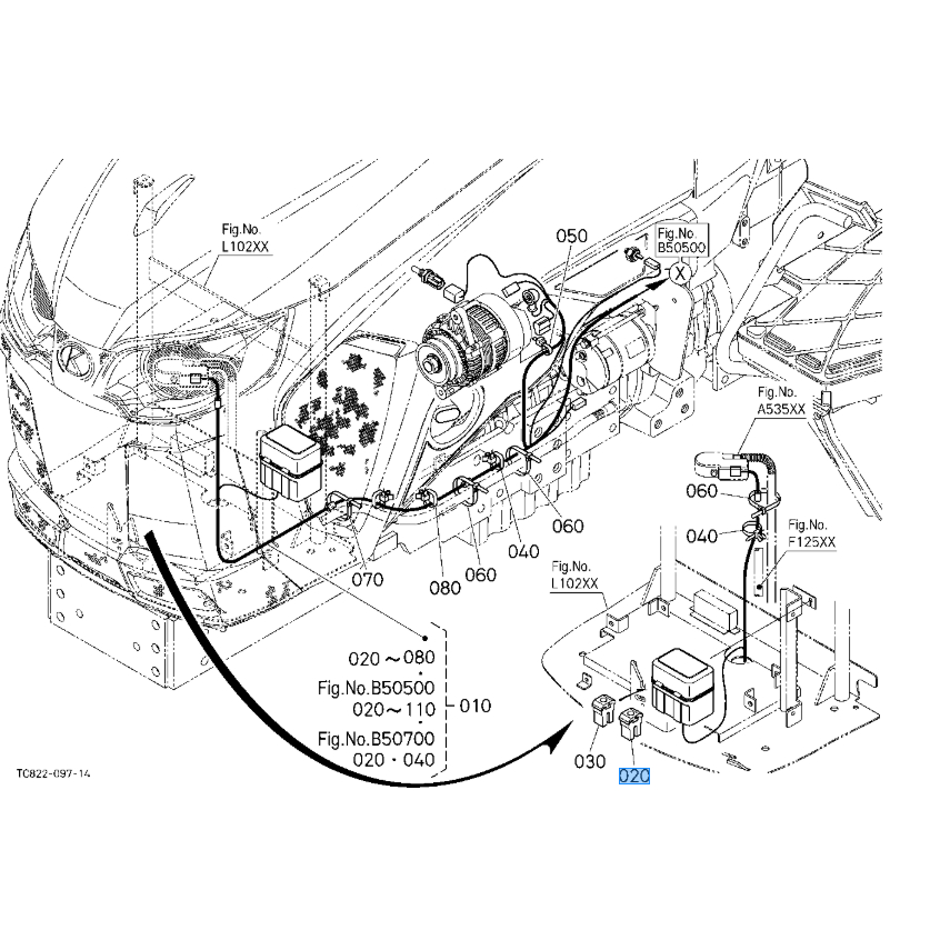 FUSE L4018 KUBOTA 34670-34530 GENUINE