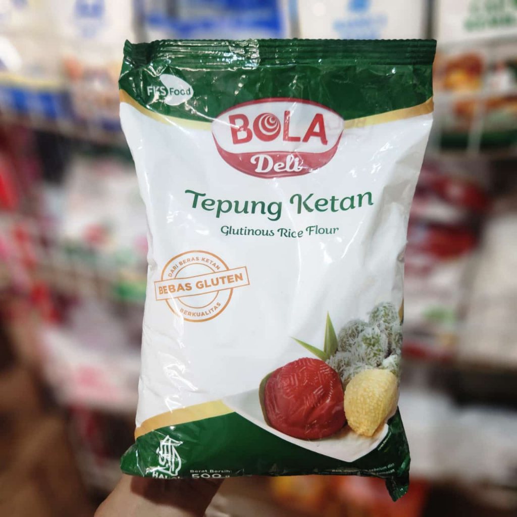 Tepung Ketan Putih Bola Deli 500gr – Tepung Ketan Premium Halus dan Lembut