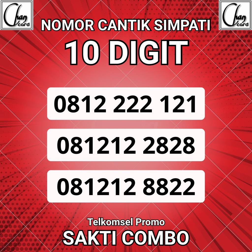 Nomor Cantik Simpati 10 Digit Kartu Perdana Telkomsel Murah 11 Digit Nocan Pilihan Termurah Nomer Hp