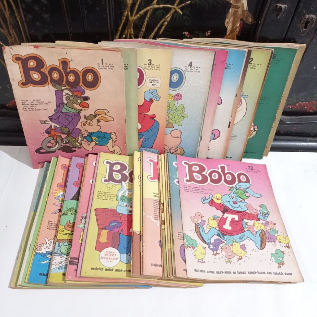 majalah bobo tahun 1982/1983 (paket 50 pcs)