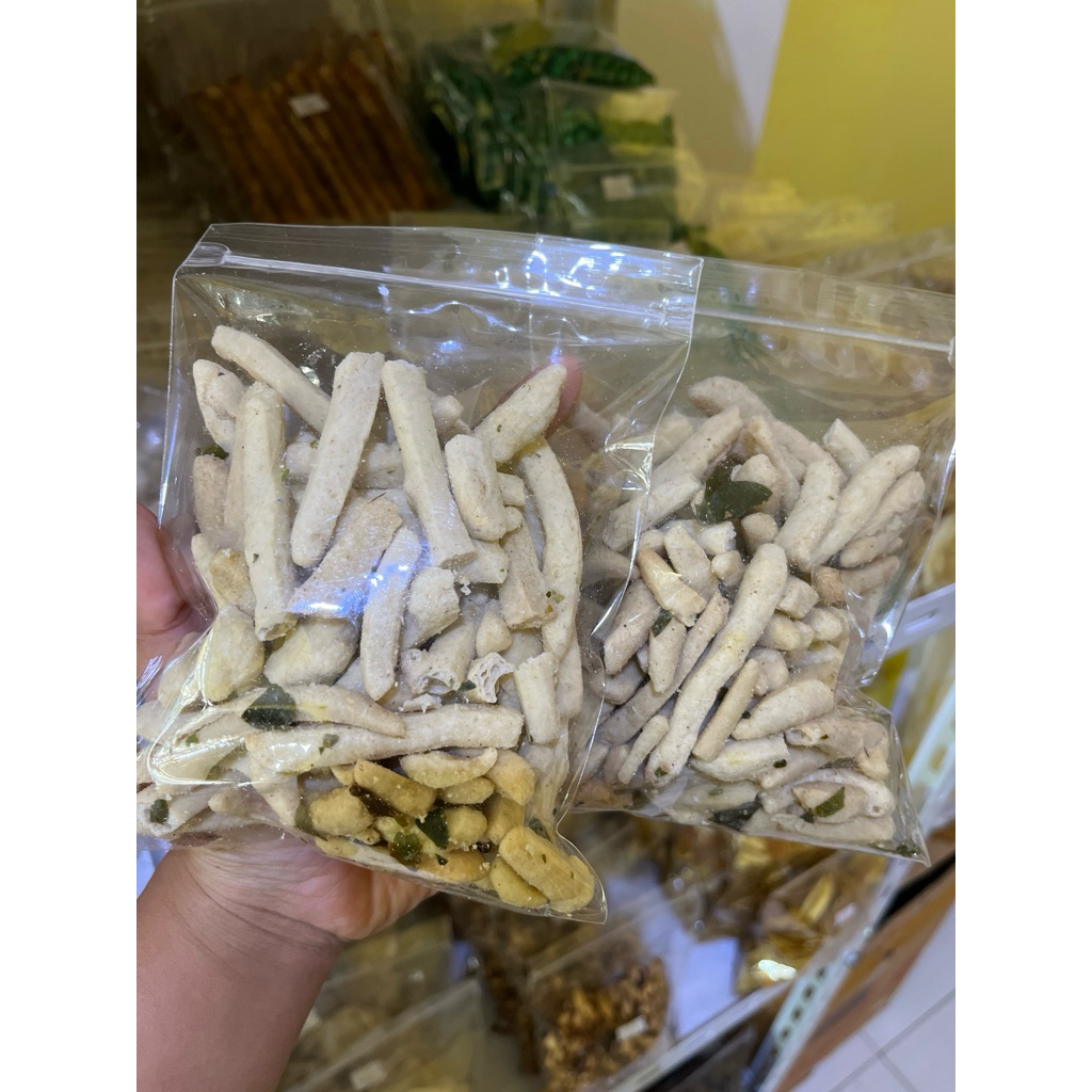 Basreng ori & basreng pedas (daun jeruk)