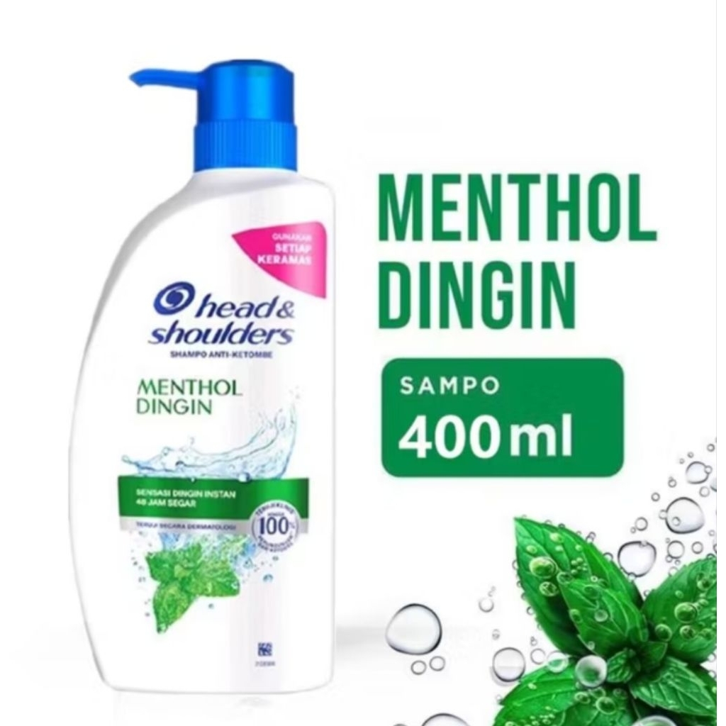 Head and Shoulders Shampoo Menthol Dingin 400ml
