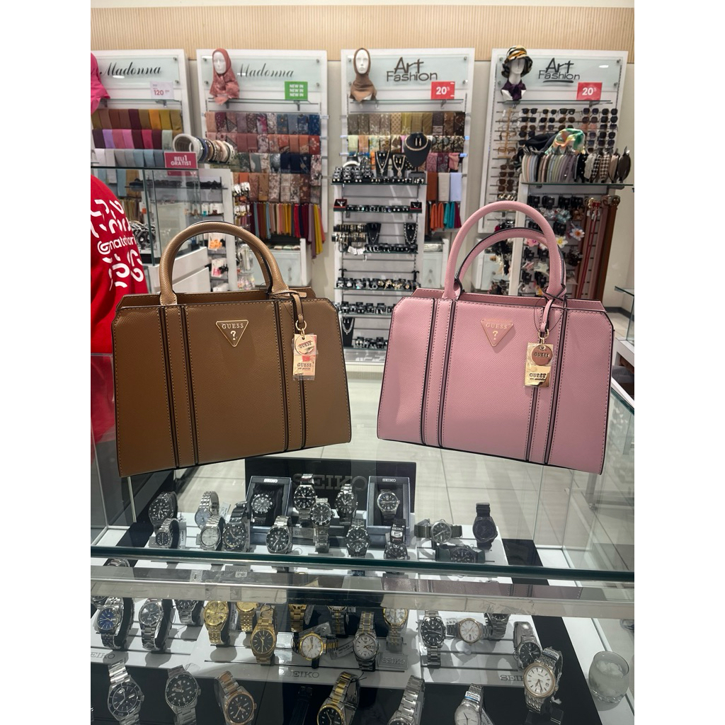 CASSIAN SATCHEL - TAS GUESS ORIGINAL WANITA