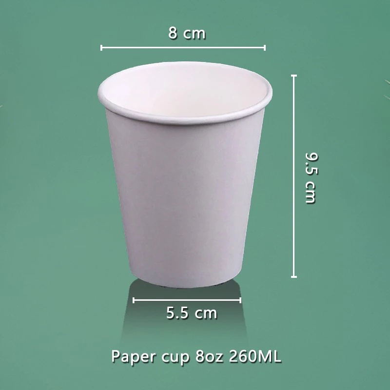 PAPER CUP PAPER CUP CUSTOM Paper Cup Single Wall Paper Cup 8oz  Gelas Kertas Kopi Panas Anti Bocor