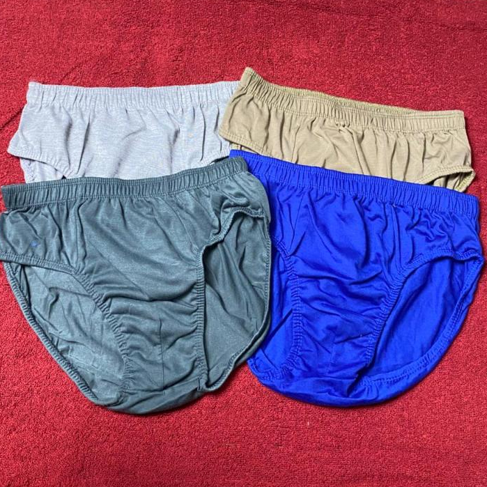 Celana Dalam Pria Dewasa Karet Ukuran L dan XXL | CD Pria isi 3 pcs