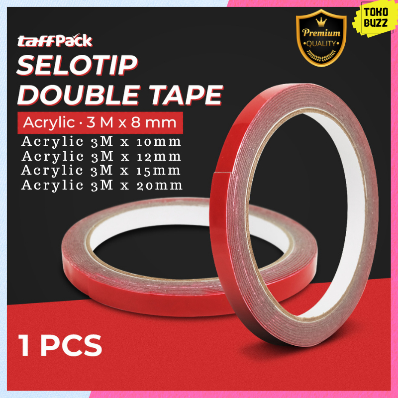 SELOTIP Double Tape 3M Perekat Lem 3M Merah STRONG