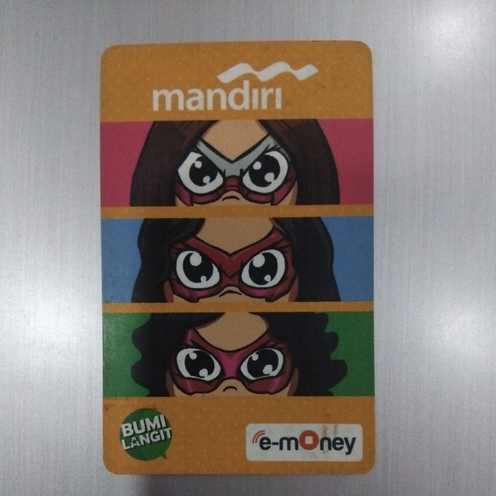 Kartu e-money bank Mandiri Edisi Bumi Langit
