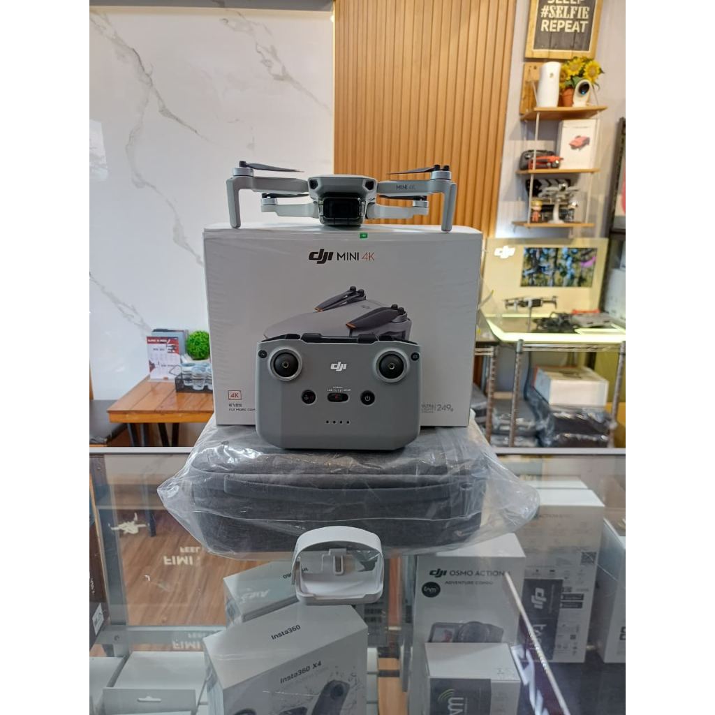 DJI Mini 4K Basic drone dan combo kit 2 battery batery baterai + charger hub dan tas original dji mi