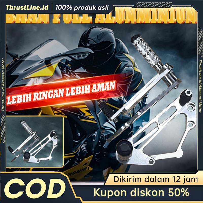 ThrustLine FOTSTEP RX KING CROM SE DUDUKAN STEP Footstep Step Pijakan Kaki Motor Foot step Belakang 