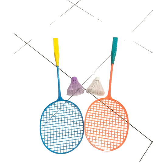 MJ Mainan Anak BuluTangkis Raket Badminton Hadiah Kado Laki Laki Perempuan cowok cewek