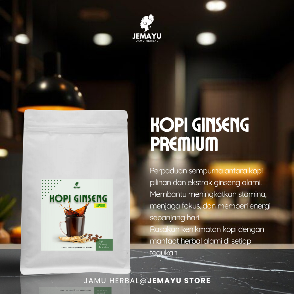 Kopi Ginseng Tanpa Gula Stamina Pria Dewasa Kuat Dan Tahan Lama murah