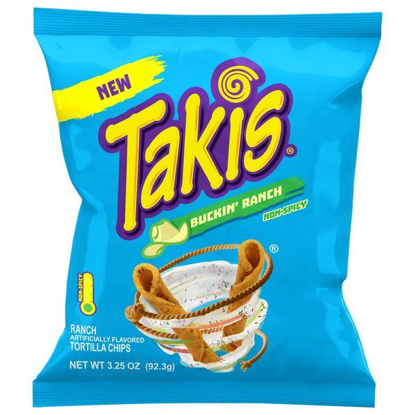 Takis Buckin' Ranch Flavored Rolled Tortilla Chips Snack Cemilan Tortilla Gulung Asam Makanan Ringan