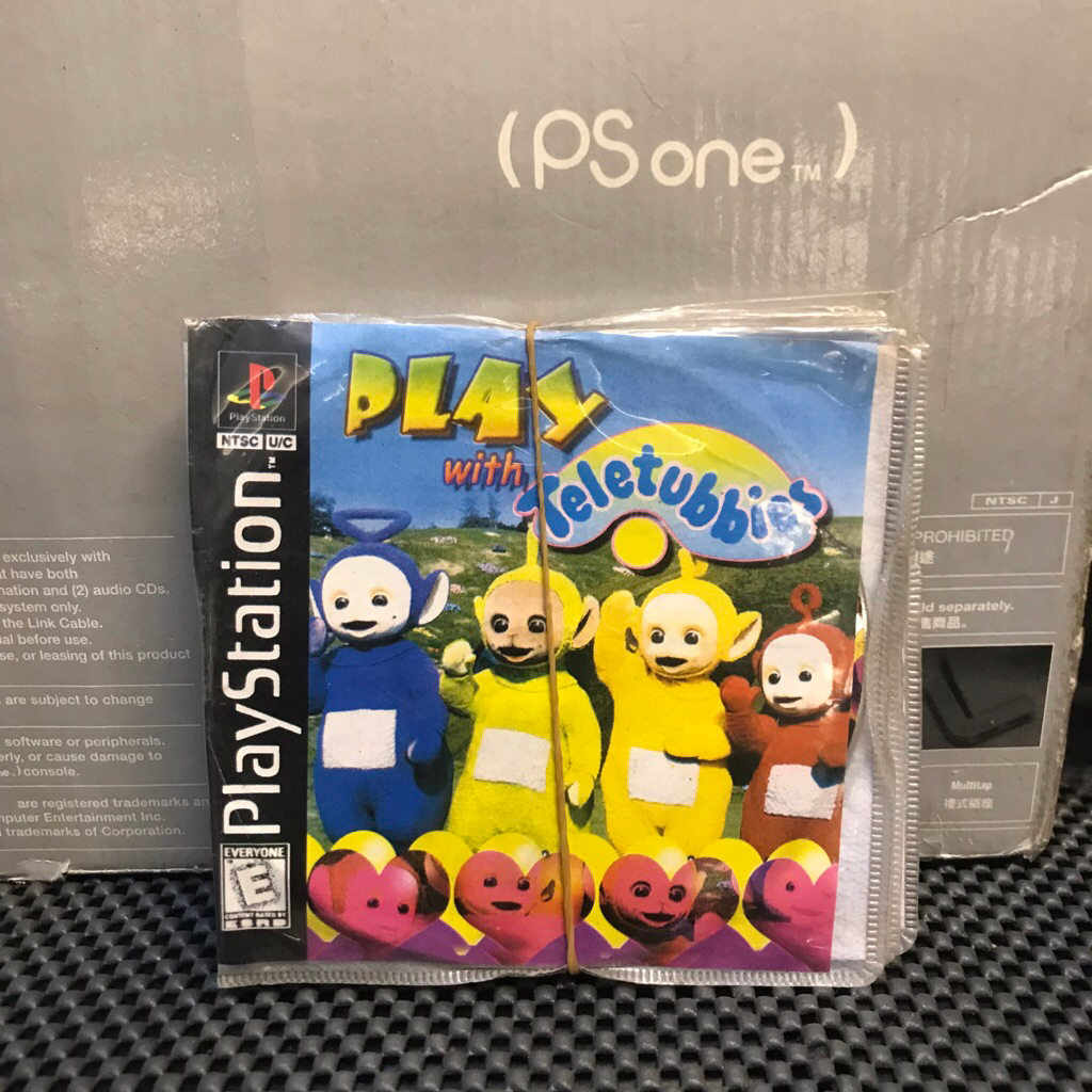 Teletubbies PS1 kaset kopab cd game ps 1
