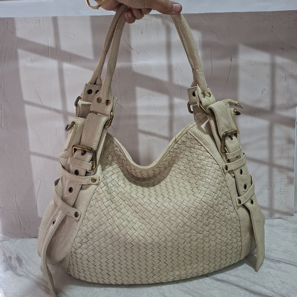 Tas Preloved Hobo Shoulder Anyam No Brand