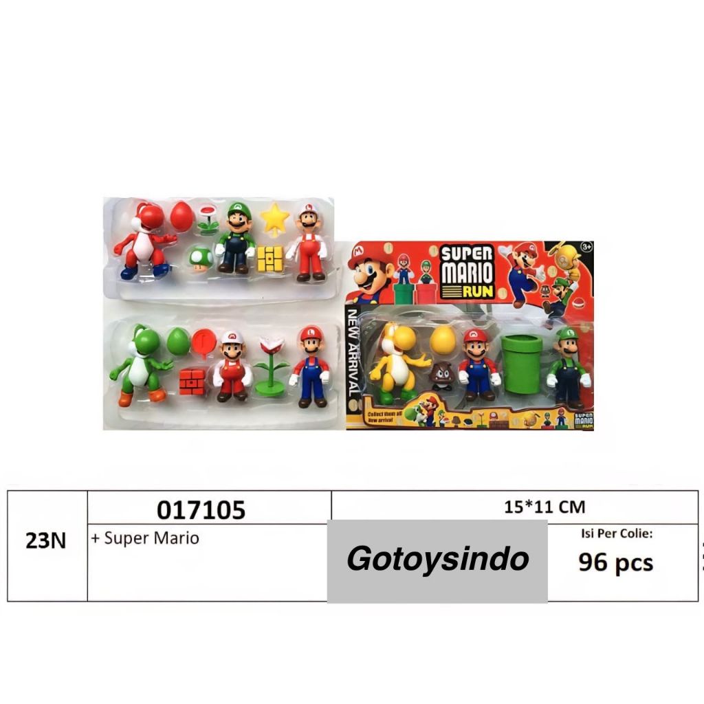 Mainan Figure Super Mario Run 017105