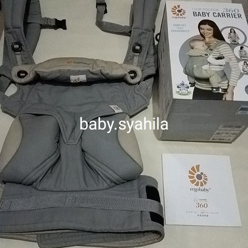 Ergobaby 360 4-position Original - Grey (Abu-abu)
