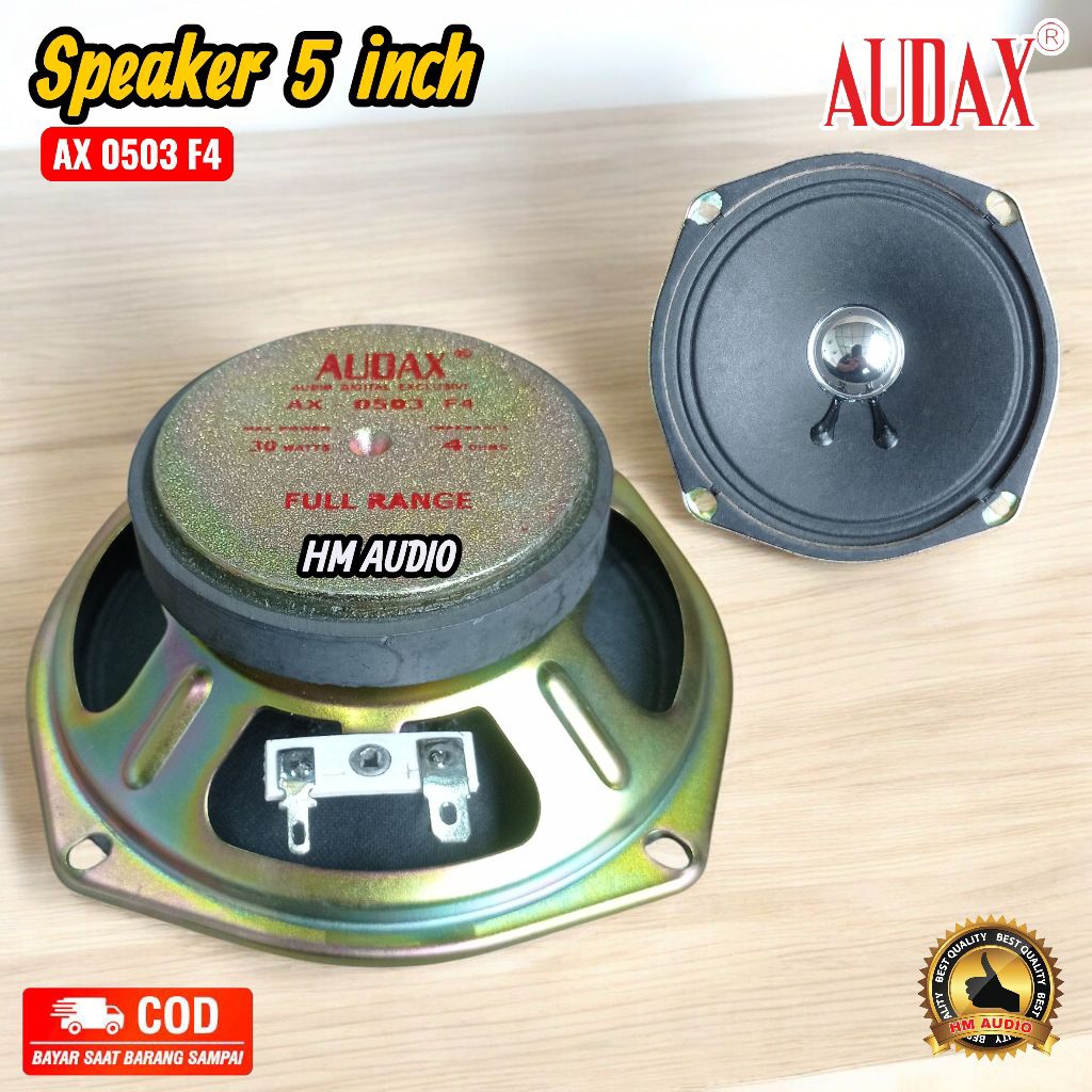 Speaker 5 inch Audax AX 0503 F4 Full Range Original