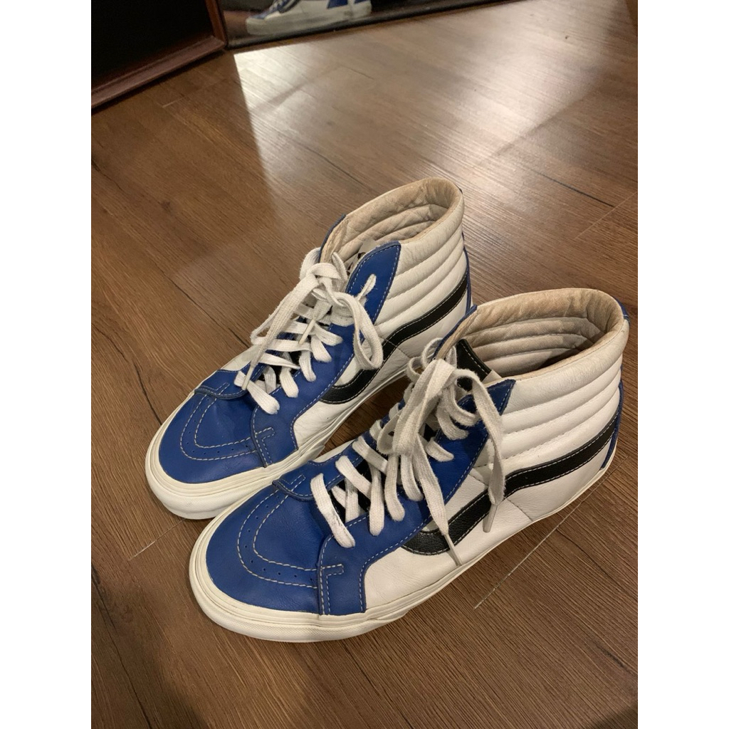 Vans Vault Sk8-Hi Reissue (Leather) Nautical Blue