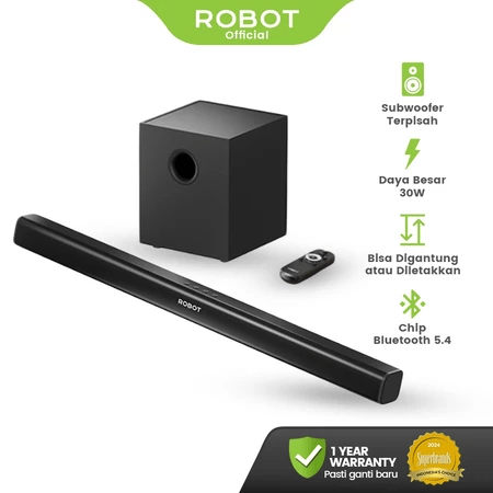 ROBOT RB690 Soundbar TV Subwoofer 30W Home Theater Bluetooth 5.4