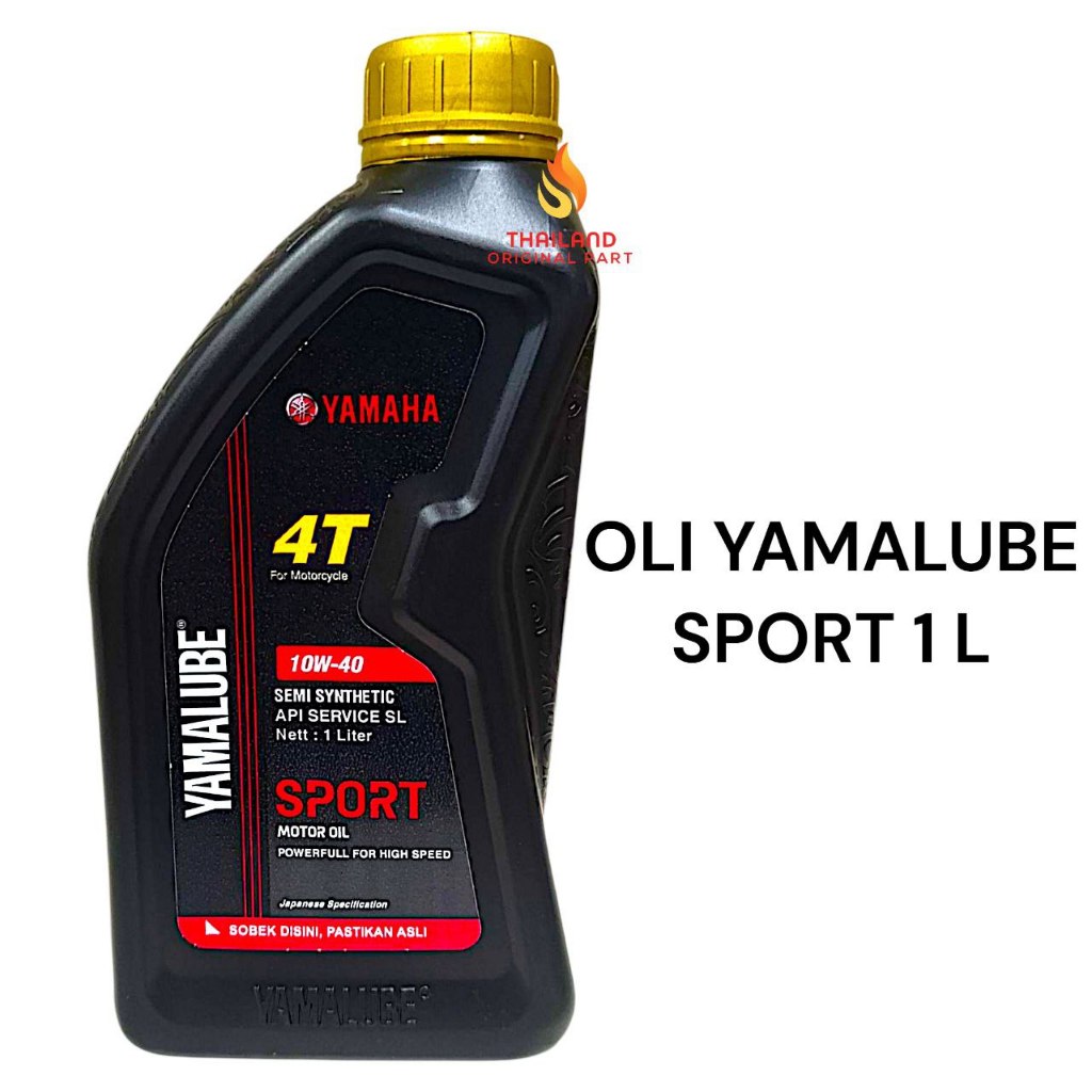 OLI YAMALUBE SPORT 1L HITAM - YAMALUBE SPORT 10W - 40 VIXION OLD - VIXION NEW - R15 KD1003