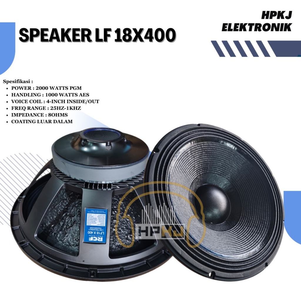 SPEAKER KOMPONEN RCF LF18X400 LF18 X400 Speaker subwoofer LF 18X400 18inch