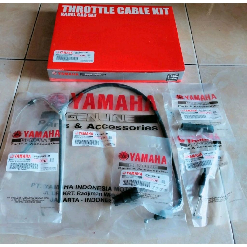 KABEL GAS FIZ R /KABEL GAS SET YAMAHA FIZ R ORIGINAL YAMAHA