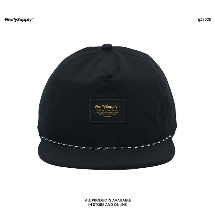 SNAPBACK BLACK CANVAS SERIES FIREFLY ORIGINAL/TOPI PRIA
