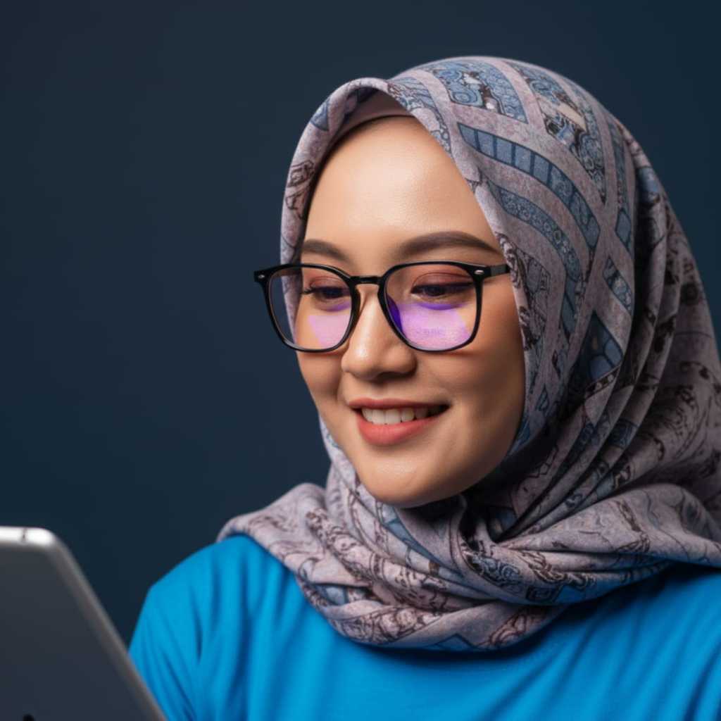 Kacamata Anti Radiasi Blueray Pria Wanita Kotak KOREA Lensa Minus Cylinder Normal Kaca Mata Mines