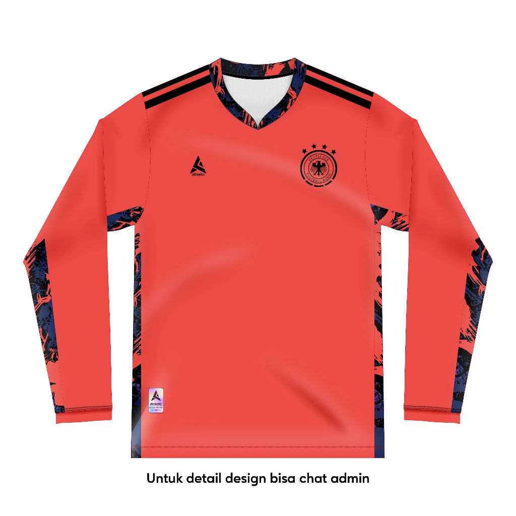 ATHLETIC SPORTWEAR - Jersey Bola Fantasy Jerman GK 2020-2022 Fullprinting Casual - Atasan