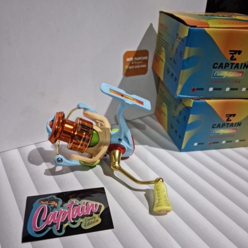 Reel captain candy edition 1000/2000/reel captain terbaru