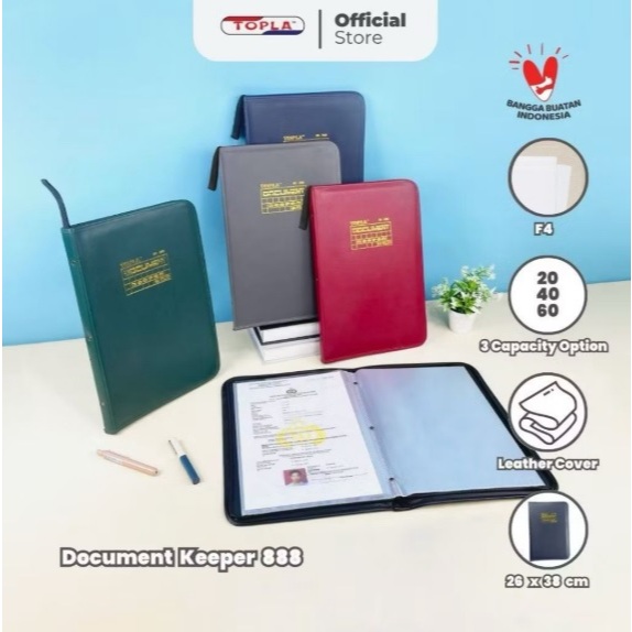 DOKUMEN KEEPER TOPLA ISI 60 LEMBAR/MAP IJAZAH MURAH