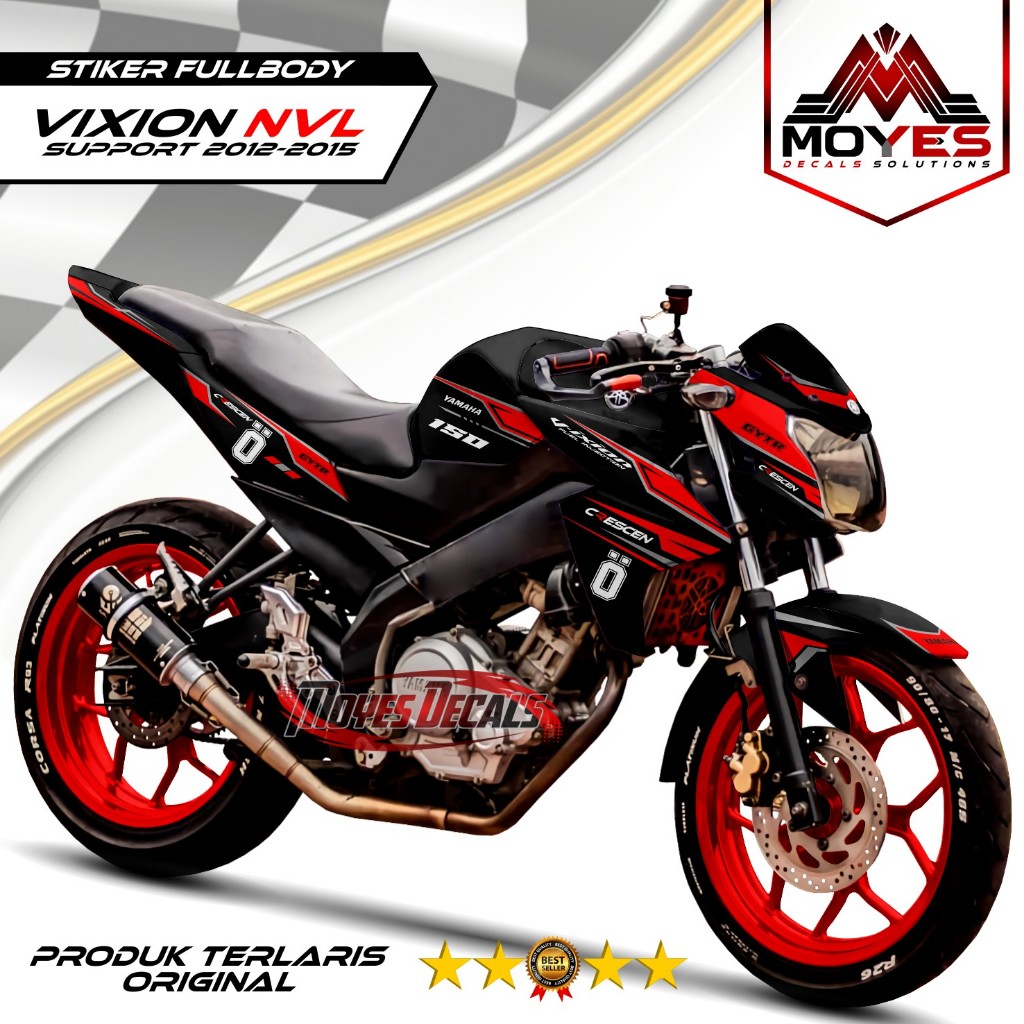 Cod Decal Vixion New Full Body Decal Vixion NVL Full Body Stiker Vixion NVL Full Body Stiker Vixion 