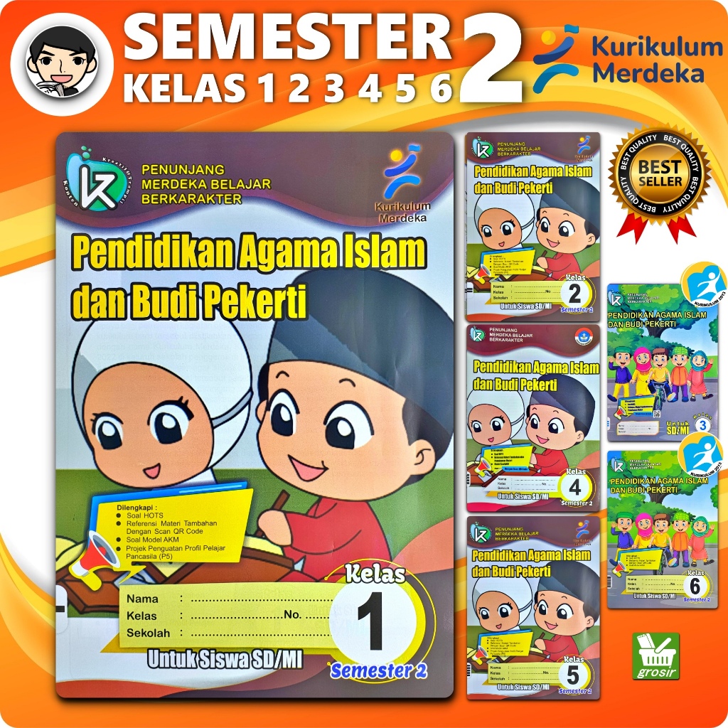 LKS PAI KURIKULUM MERDEKA SD/ MI KELAS 1 2 3 4 5 6 SEMESTER 2 | MAULANA