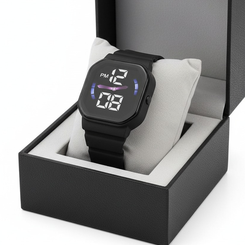 FREE BOX jam tangan anak sd tk digital anti air 5 th 8 12 tahun rubber terbaru cowok cewek keren