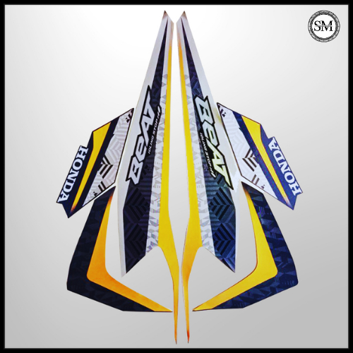 Striping Honda Beat Iss 2021 Stiker list Body Motor Beat Iss Standart Termurah