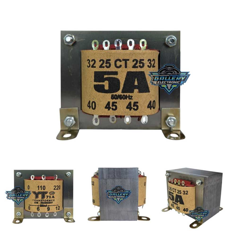 TRAFO 5 Amper kecil CT 45Volt MERK YT / TRAFO 5A Kecil CT45