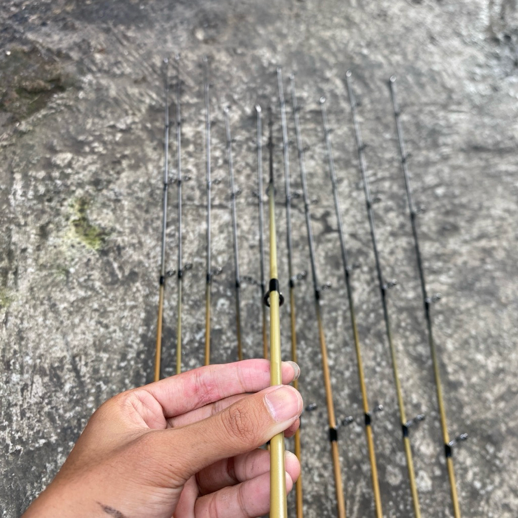 Ujung joran carbon sutet original