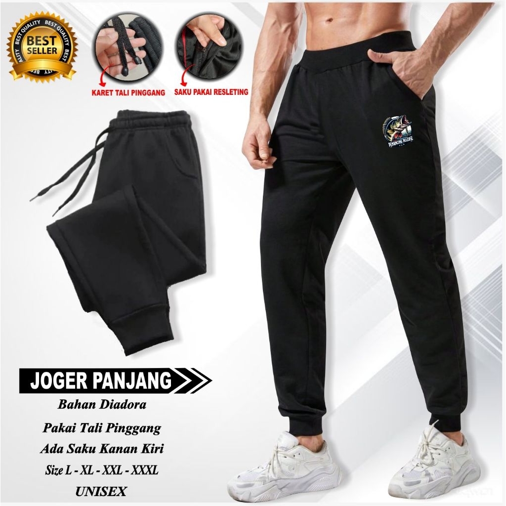 Celana joger panjang mancing - celana mancing terlaris - celana mancing panjang terlaris