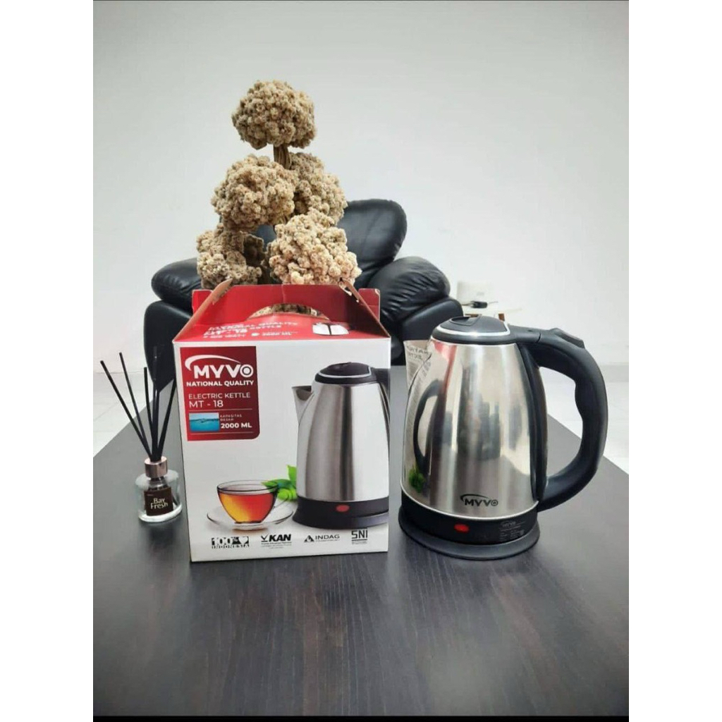 TEKO LISTRIK MYVO / TEKO LISTRIK SNI/ PEMANASAN AIR LISTRIK / CEREK PEMANASAN AIR / TEKO LISTRIK