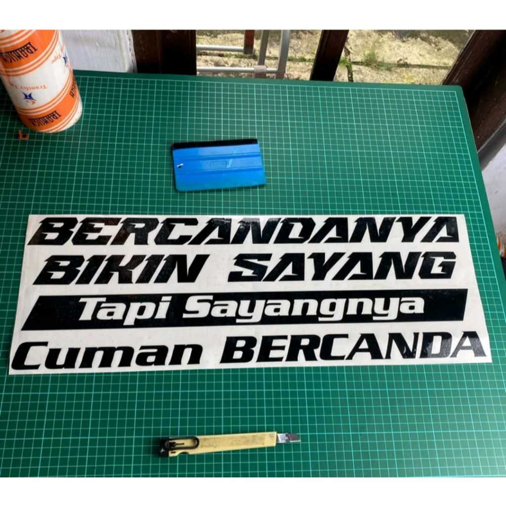 Cutting stiker stiker mobil stiker kata kata stiker variasi stiker pick up