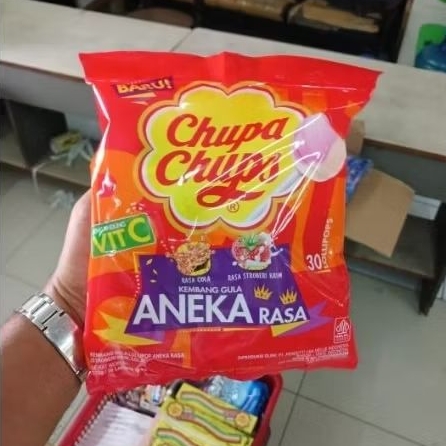 CHUPA CHUPS PERMEN LOLLIPOP / LOLLIPOP REFILL (ISI 30PCS)