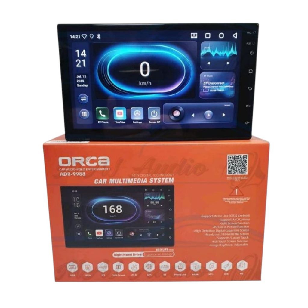 Head Unit Android ORCA 7 Inch Ram 2/32GB