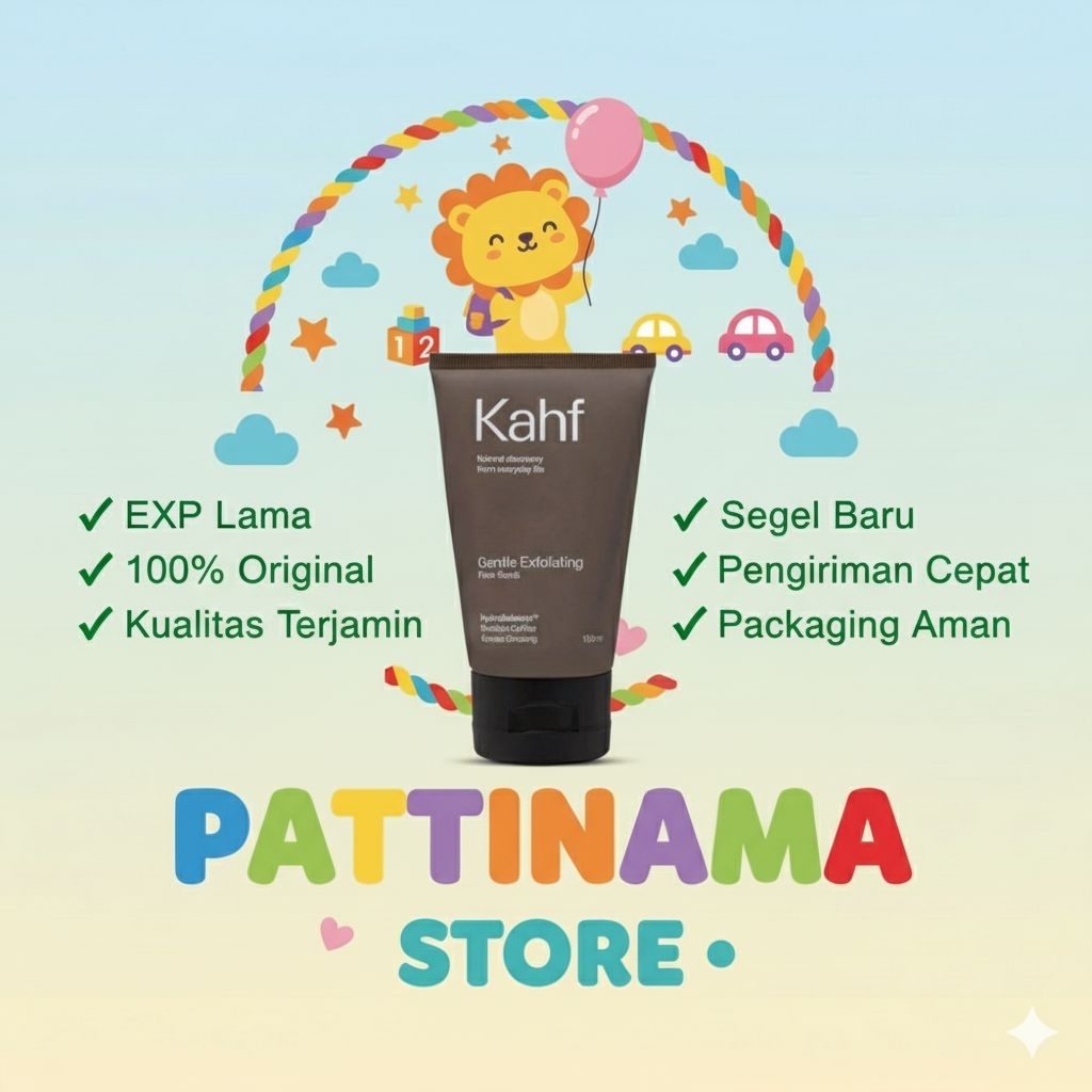 KAHF COKLAT FACE WASH BRIGHTENING AND DARK SPORT SCRUB 100ML
