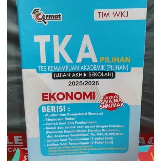 Buku TKA Ekonomi untuk SMA MA SMK MAK 2025 / 2026 CV wahana