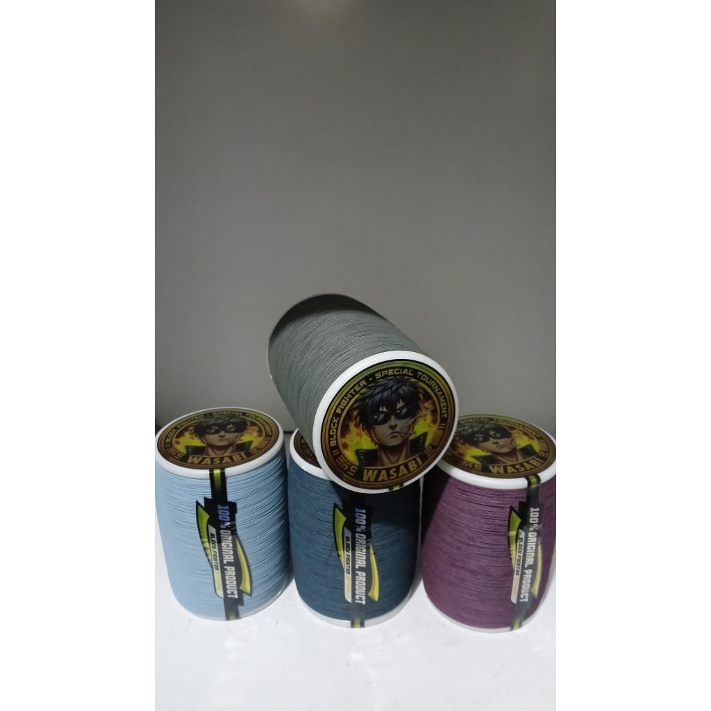 SENAR GELASAN MATOT WASABI 6000 YARD, SENAR MATI MURAH UKURAN 022